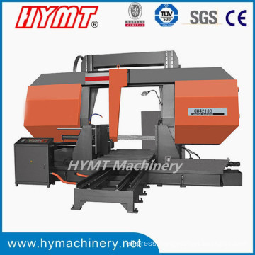 GW42130 heavy duty horizontal band sawing cutting shearing machine